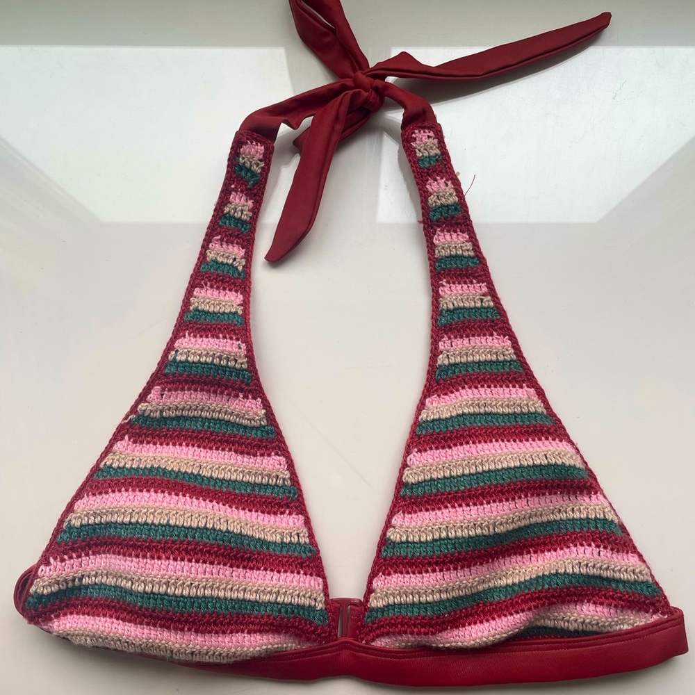 Target crochet tie bikini top